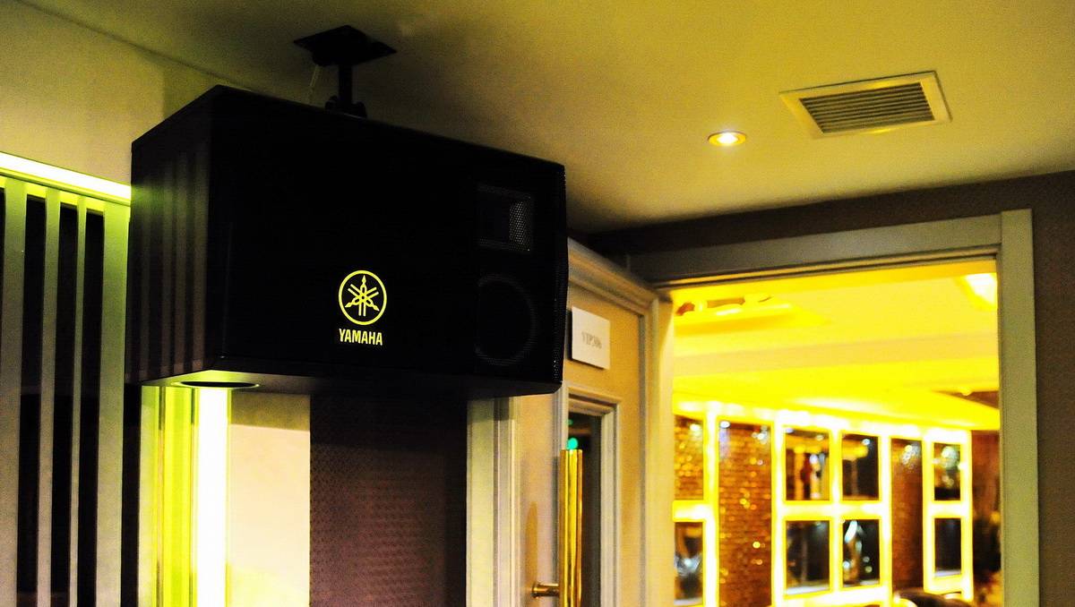 强强北京国际商务酒店——旋乐吧高端KMS-2500音箱的酒店KTV运用
