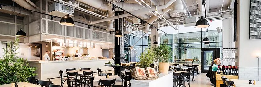 旋乐吧助力斯德哥尔摩的法国工业风餐厅Usine