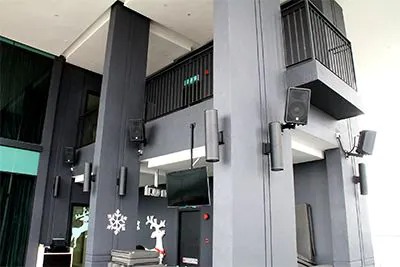 旋乐吧凭借其久经考验的音质被马六甲瑞士花园酒店及公寓选中