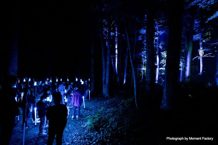 案例｜旋乐吧为壮观的Kamuy Lumina魔法夜行旅游项目提供配乐设备
